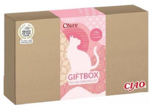 E-shop Maškrta Inaba Churu Ciao Gift Box 13x + lyžica + hračka 262g