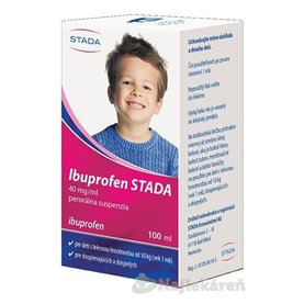 Ibuprofen STADA 40 mg/ml perorálna suspenzia proti bolesti a horúčke 100 ml