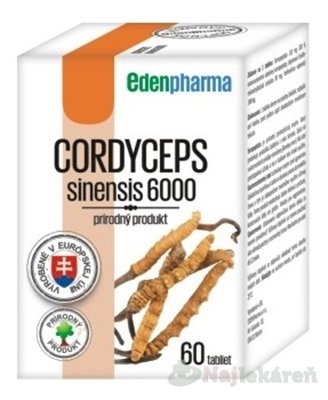 E-shop EDENPharma CORDYCEPS sinensis 6000 60 tabliet