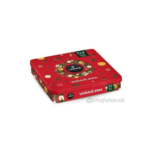 LEROS VOŇAVÁ ZIMA 9 druhov čajov po 6 nálevových vrecúšok