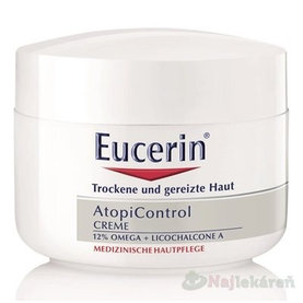 Eucerin AtopiControl Krém na tvár a telo 75ml