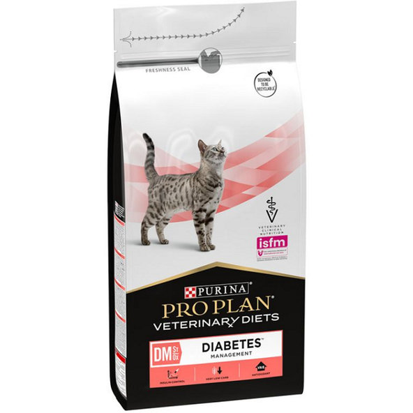 Purina VD Feline - DM St/Ox Diabetes Management granule pre mačky 5kg