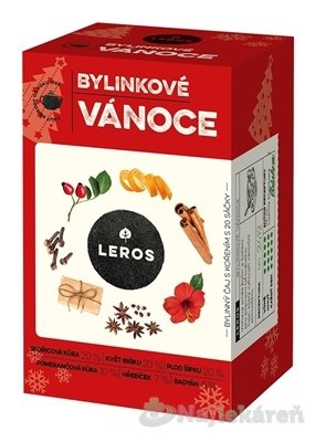 E-shop LEROS BYLINKOVÉ VIANOCE bylinný čaj s korením, 20x2 g