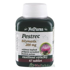 MedPharma PESTREC Silymarín 200 mg 67 tabliet