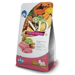 Farmina N&D dog TROPICAL SELECTION (AG) adult mini, pork granule pre psy 5kg