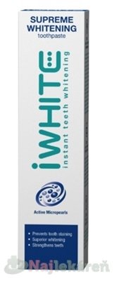 E-shop iWHITE SUPREME Whitening Bieliaca zubná pasta 75 ml