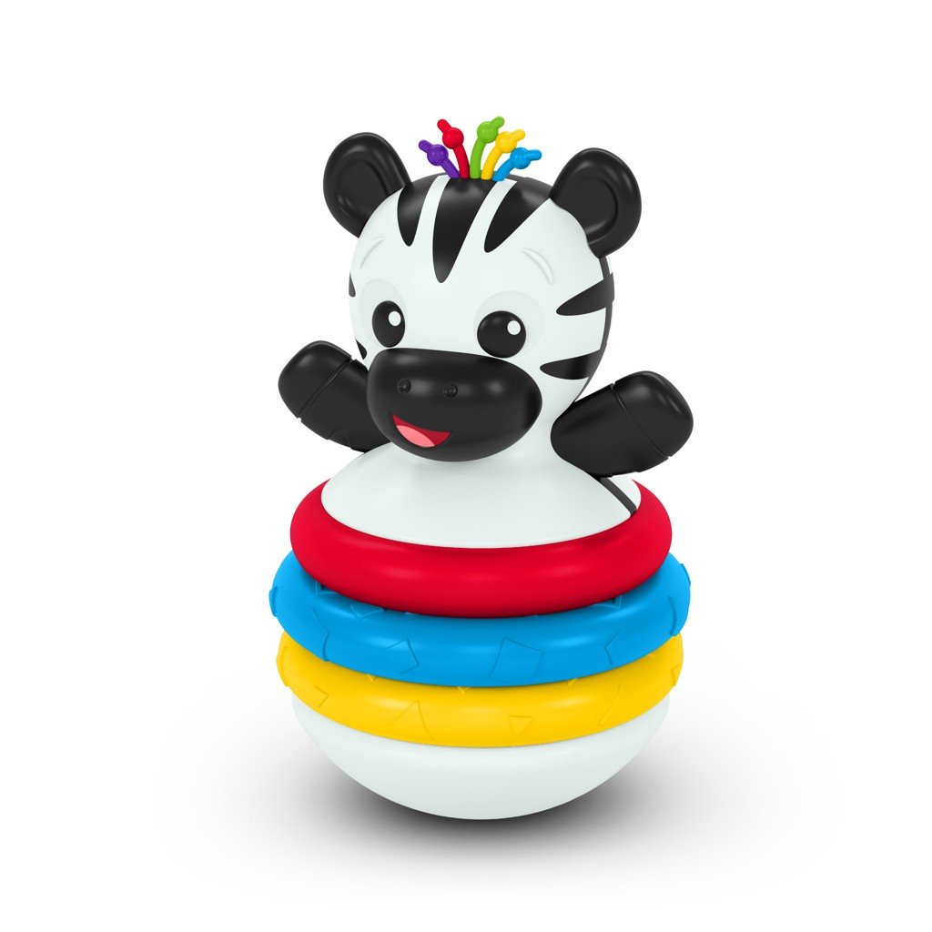 E-shop BABY EINSTEIN Hryzačka stohovacia zebra Stack & Wobble Zen™ 3m+
