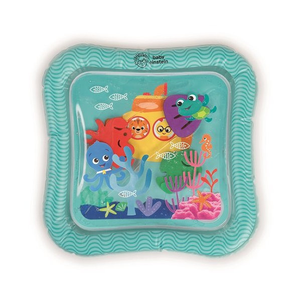 BABY EINSTEIN Podložka vodná 40x40 cm Sensory Splash™ 0m+
