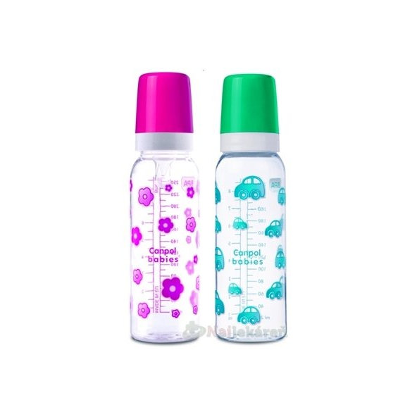 Canpol Babies Fľaša Dekor 250 ml