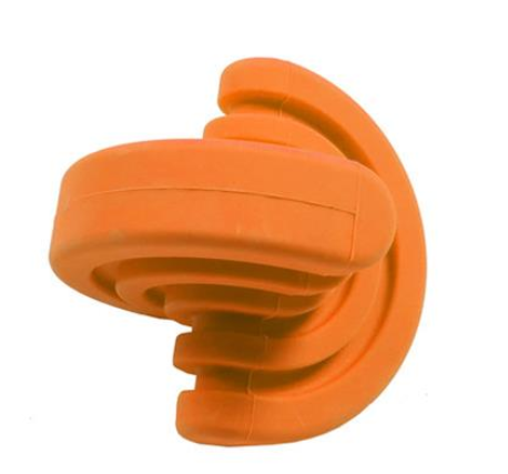 E-shop Hračka EBI+ Crack me up - lopta na lízanie oranžová pre psy 7,8x7,8x7,8cm