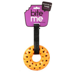 Hračka EBI+ Crack me up - slučka oranžová/čierna pre psy 27x14x4,5cm