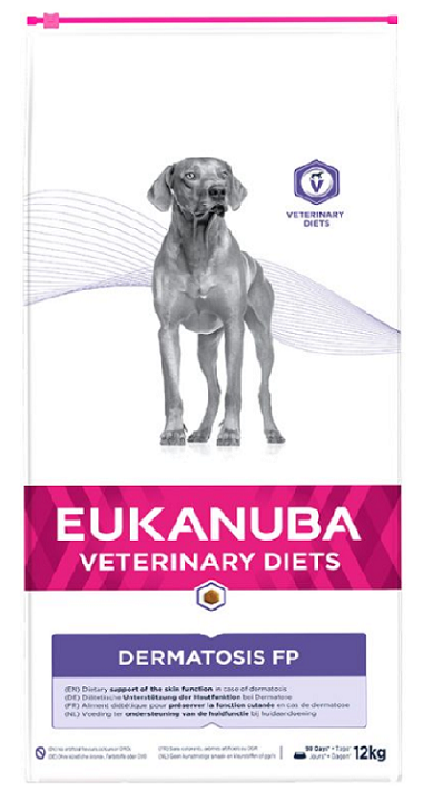 E-shop EUKANUBA VD Dog Dermatosis Dry granule pre psy 12kg