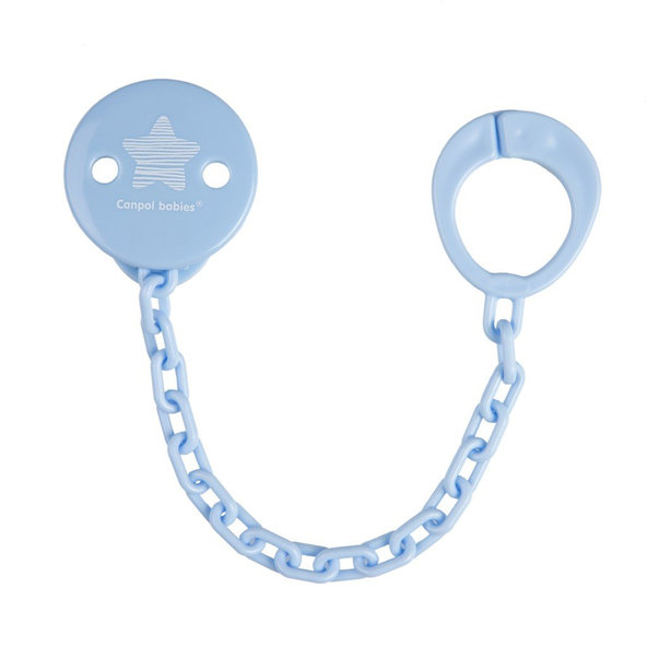 CANPOL BABIES Retiazka na cumlík Pastels - modrá