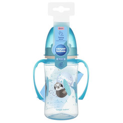 CANPOL BABIES Tréningový hrnček Exotic Animals 240 ml modrý
