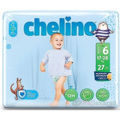 CHELINO T6 detské plienky (17-28 kg) s dermo ochranou 27 ks