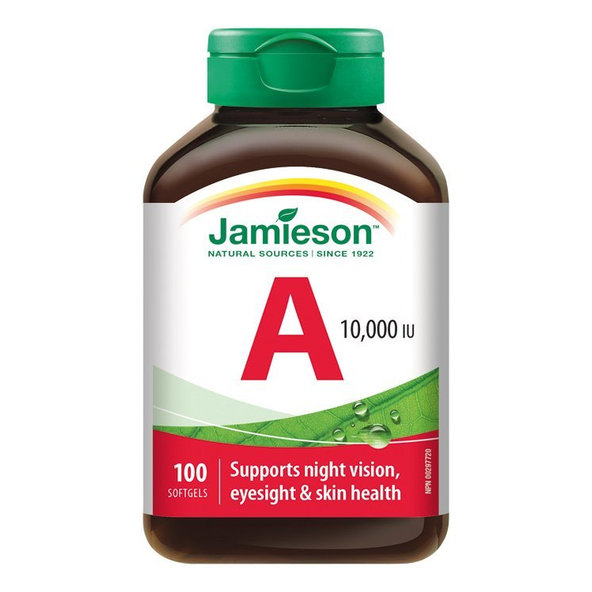 Jamieson Vitamin A 10 000IU 100 kapsúl