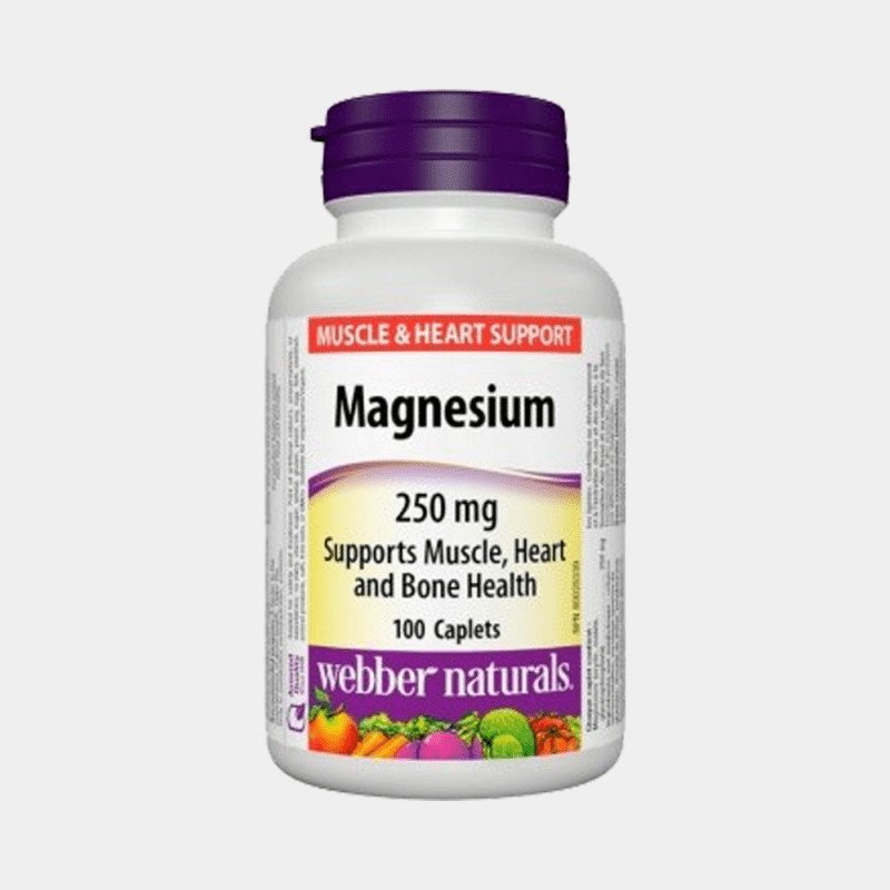 E-shop Webber naturals Magnézium 250 mg 100 kapsúl