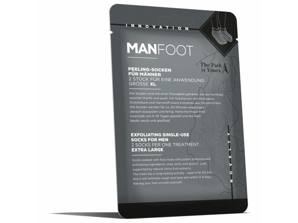 E-shop ManFoot Exfoliačné ponožky pre mužov XL