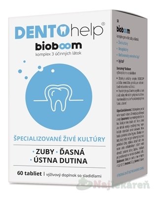 E-shop DENTOHelp BioBoom zuby, ďasná, ústna dutina 60 tabliet