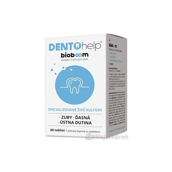 DENTOHelp BioBoom zuby, ďasná, ústna dutina 60 tabliet