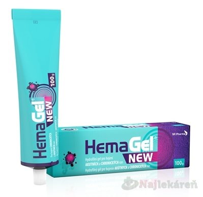 E-shop HemaGel NEW hydrofilný gél pre hojenie rán 100 g