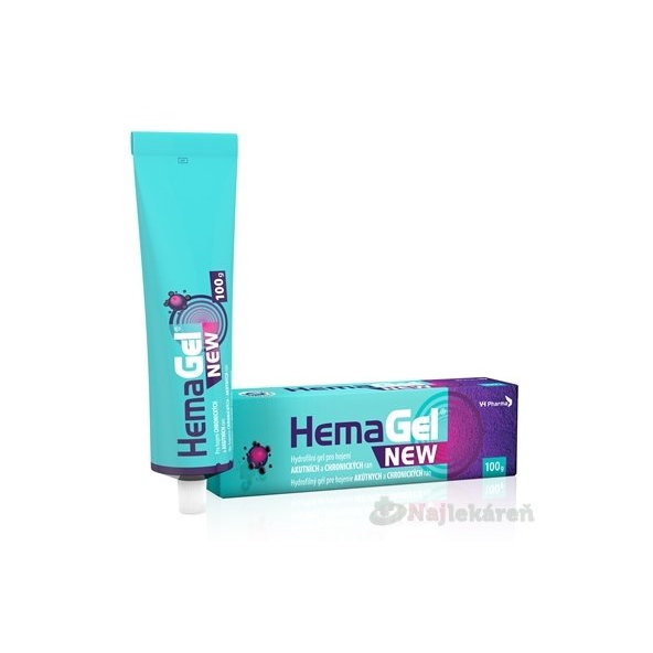 HemaGel NEW hydrofilný gél pre hojenie rán 100 g