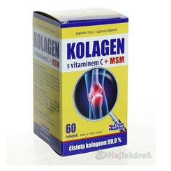 KOLAGEN s vitamínom C + MSM, 60 ks