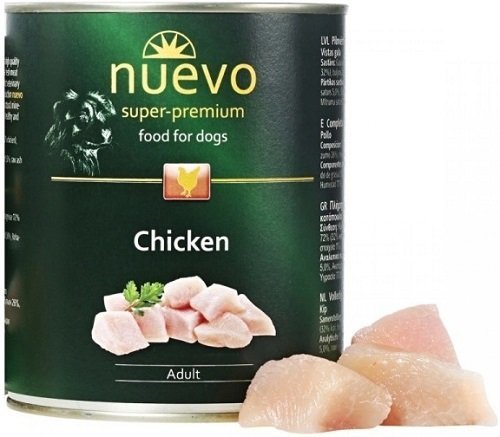 E-shop NUEVO dog Adult Chicken konzervy pre psy 6x400g