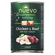 NUEVO dog Junior Chicken & Beef konzervy pre psy 6x400g