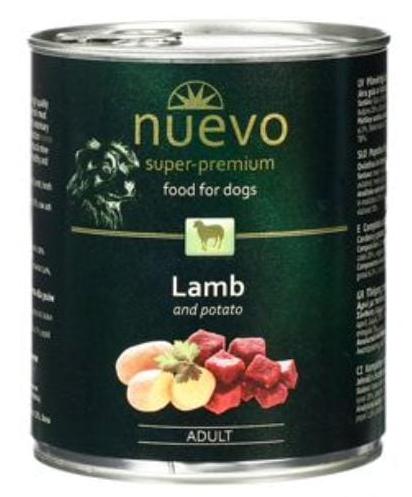 E-shop NUEVO dog Adult Lamb & Potato konzervy pre psy 6x800g