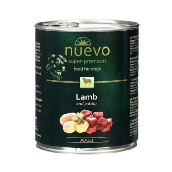 NUEVO dog Adult Lamb & Potato konzervy pre psy 6x800g