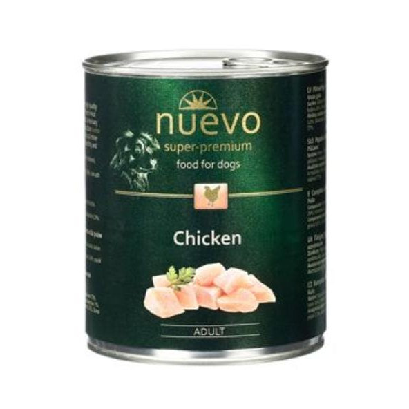 NUEVO dog Adult Chicken konzervy pre psy 6x800g