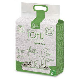 Podstielka pre mačky Tofu s extraktom zo zeleného čaju 6L