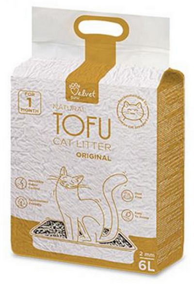 E-shop Podstielka pre mačky Tofu original 6L