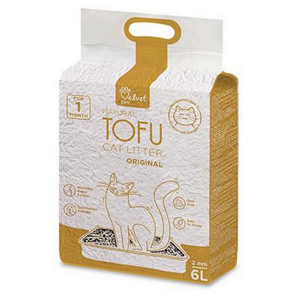 Podstielka pre mačky Tofu original 6L