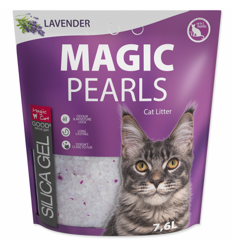 E-shop Magic Pearls Lavender podstielka pre mačky 7,6 L