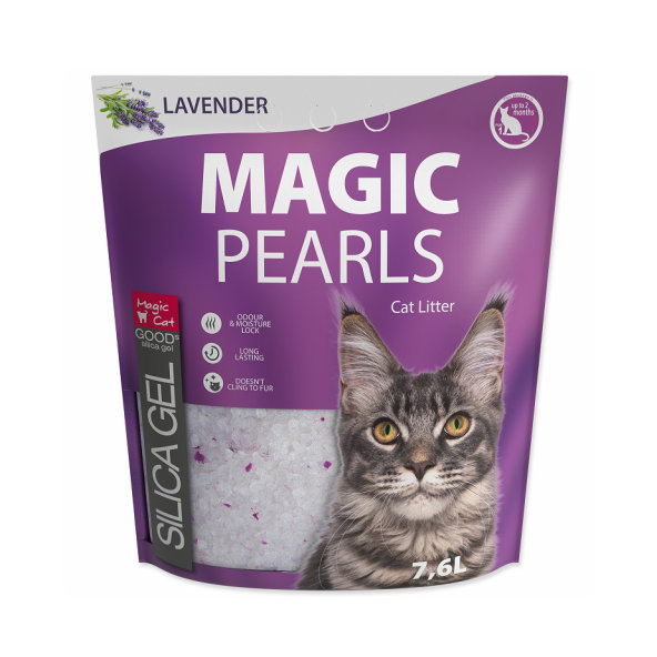 Magic Pearls Lavender podstielka pre mačky 7,6 L