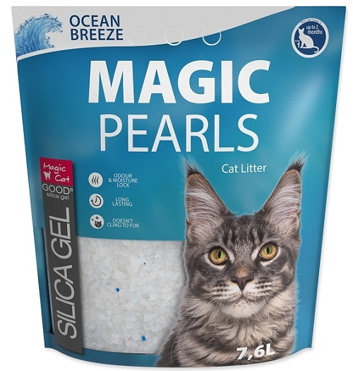 E-shop Magic Pearls Ocean Breeze podstielka pre mačky 7,6 L