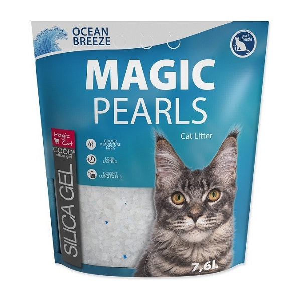Magic Pearls Ocean Breeze podstielka pre mačky 7,6 L