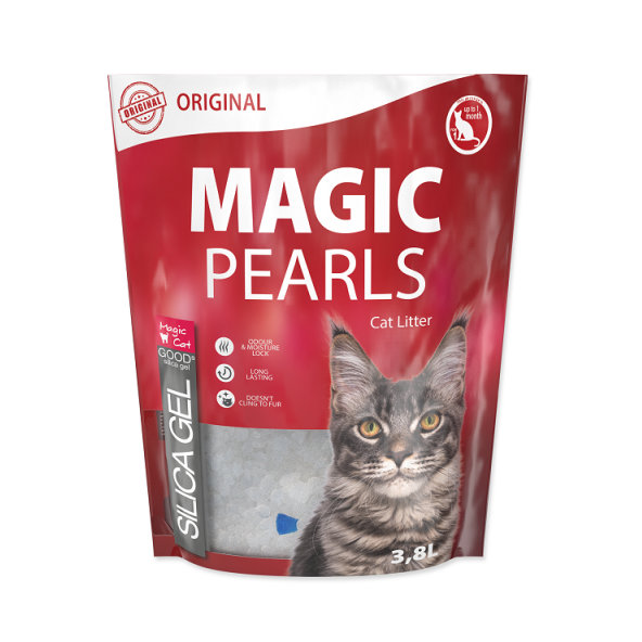 Magic Pearls Original podstielka pre mačky 3,8 L