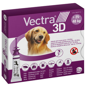 Vectra 3D dog L pipety proti kliešťom a blchám pre psy 25-40kg