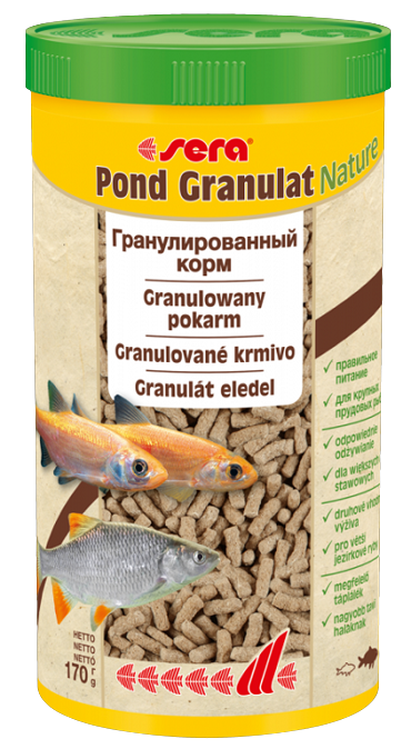 E-shop Sera Pond Granulat Nature krmivo pre jazierkové ryby 1000ml