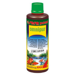 Sera Pond Omnipur A širokospektrálne liečivo pre jazierkové ryby 250ml