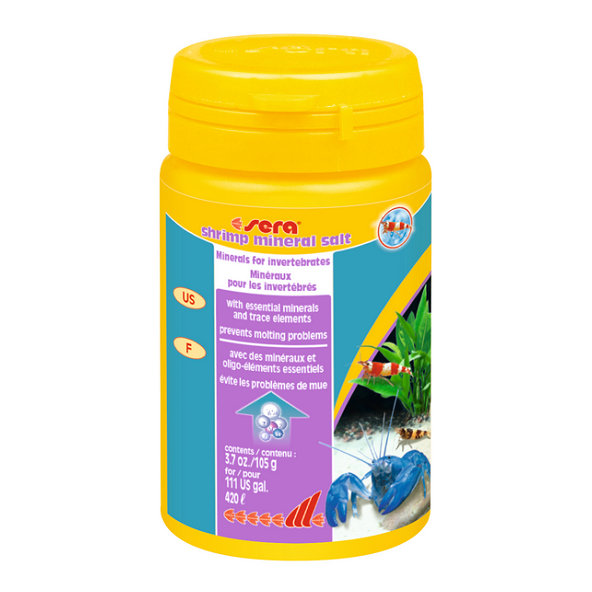 Sera Shrimp mineral salt minerálna soľ pre krevety a bezstavovce 105g