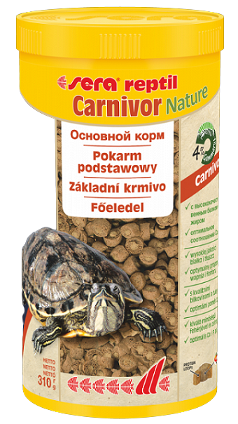 E-shop Sera Reptil Professional Carnivor Nature krmivo pre mäsožravé reptílie a vodné korytnačky 1000ml