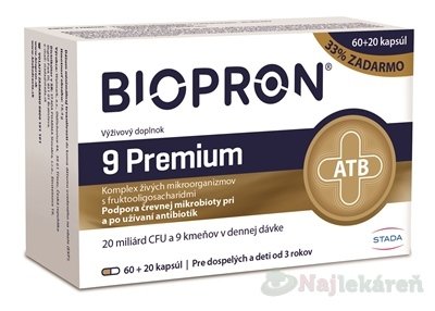 E-shop STADA Biopron 9 Premium 60+20 ks