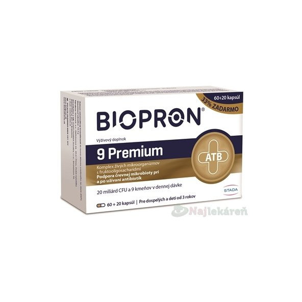 STADA Biopron 9 Premium 60+20 ks