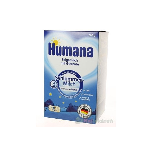 HUMANA MLIECKO NA DOBRU NOC