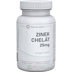 Pharma Activ ZINOK Chelát 25 mg 60 ks