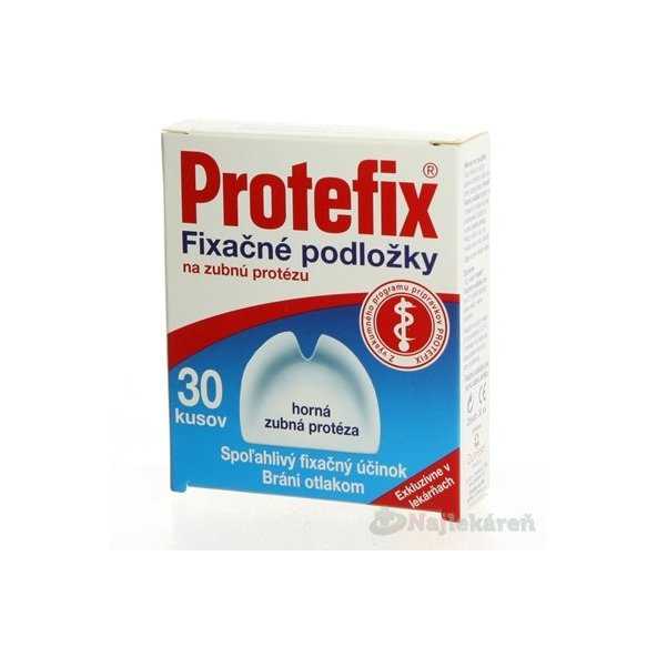 Protefix Fixačné podložky na hornú zubnú protézu